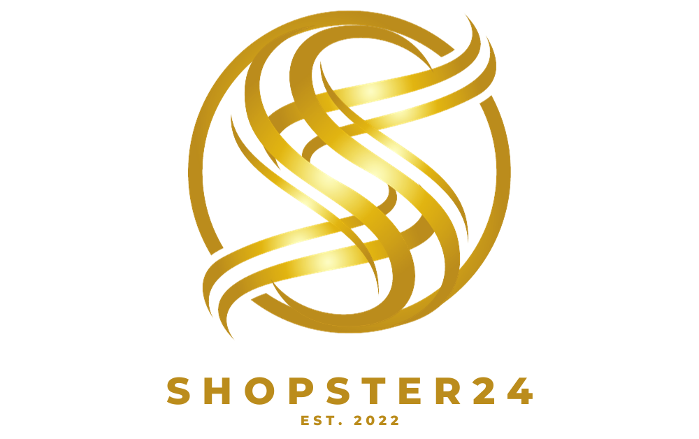 Gold Logo mit Text